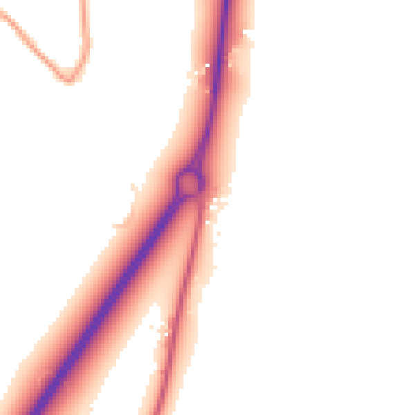 Daytime road noise heatmap for NR33 7PQ