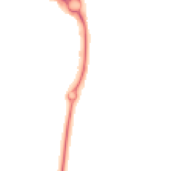 Night-time road noise heatmap for NR33 7QP