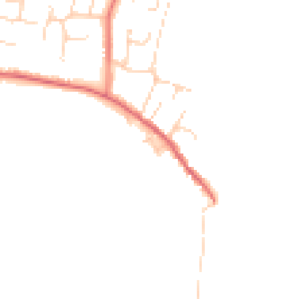 Daytime road noise heatmap for NR33 7RU
