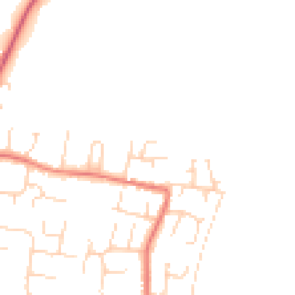 Daytime road noise heatmap for NR33 7SW