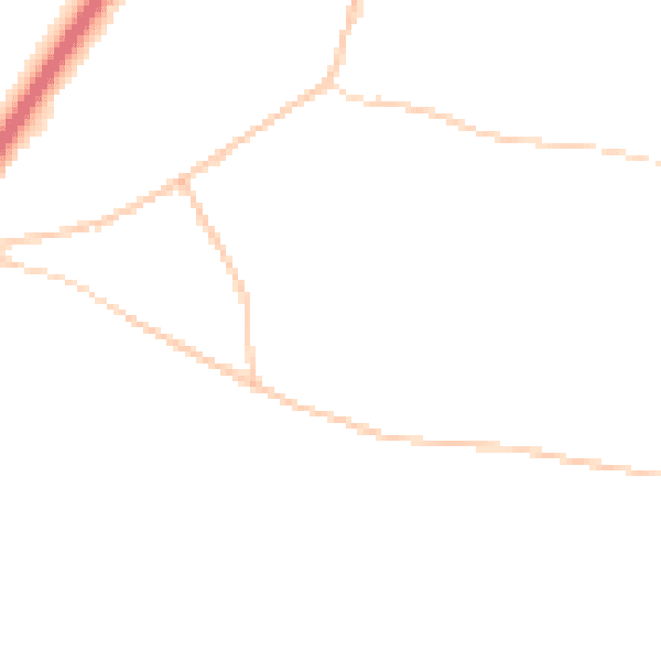 Night-time road noise heatmap for NR33 7TL
