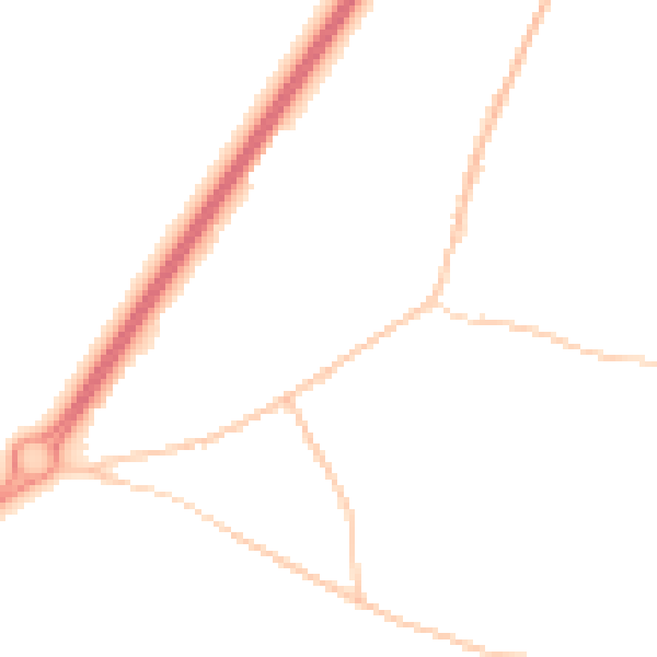 Night-time road noise heatmap for NR33 7UG