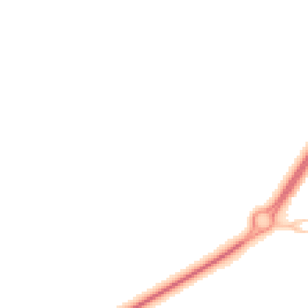 Night-time road noise heatmap for NR33 8EG