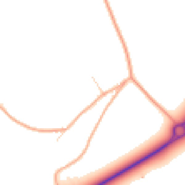 Daytime road noise heatmap for NR33 8EH