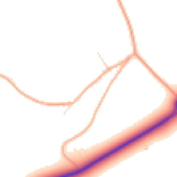 Daytime road noise heatmap for NR33 8EJ