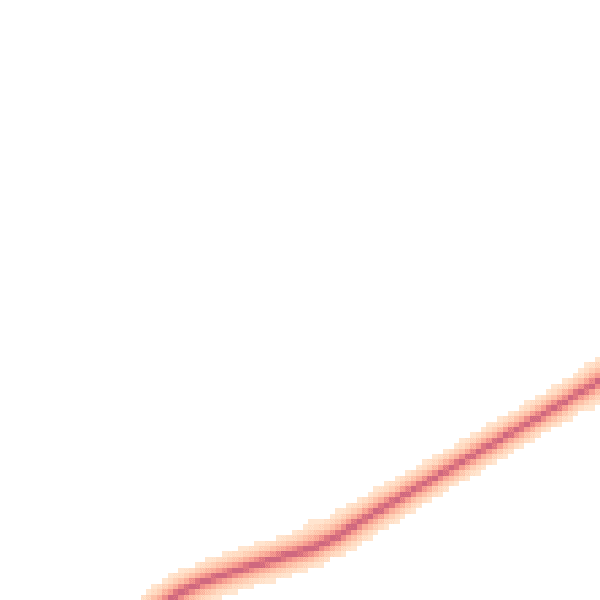 Night-time road noise heatmap for NR33 8EL
