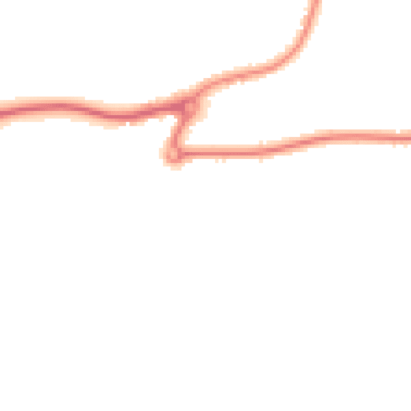 Night-time road noise heatmap for NR33 8FD