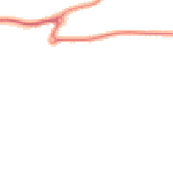 Night-time road noise heatmap for NR33 8GD