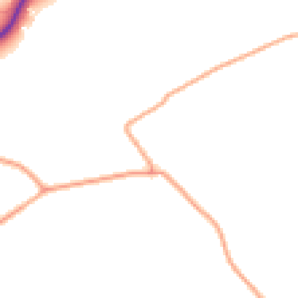 Daytime road noise heatmap for NR33 8HF
