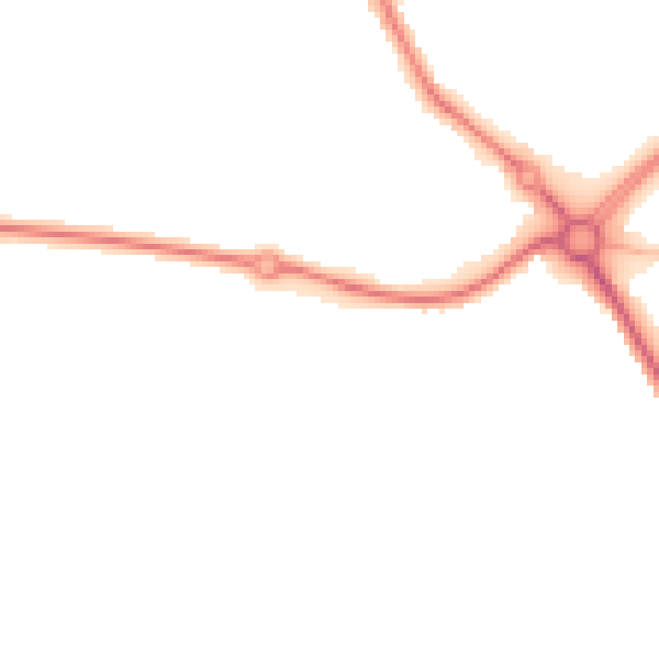 Night-time road noise heatmap for NR33 8JA