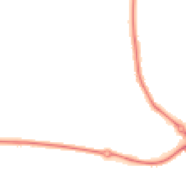 Night-time road noise heatmap for NR33 8LG