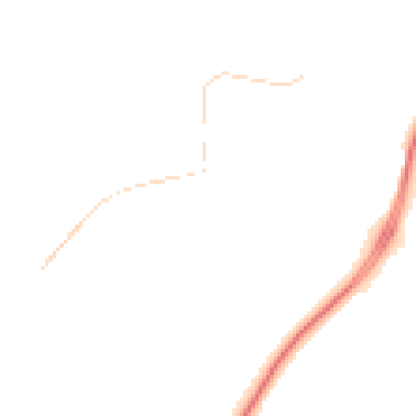 Night-time road noise heatmap for NR33 9AX