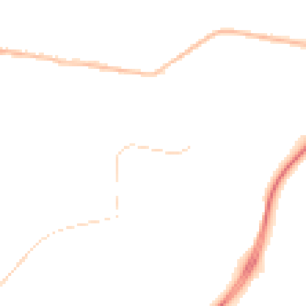 Night-time road noise heatmap for NR33 9BG