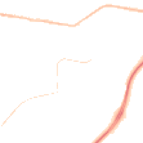 Night-time road noise heatmap for NR33 9BJ