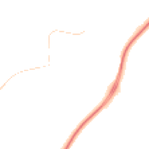 Night-time road noise heatmap for NR33 9DN