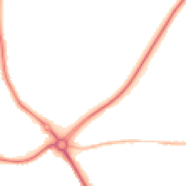 Night-time road noise heatmap for NR33 9JG