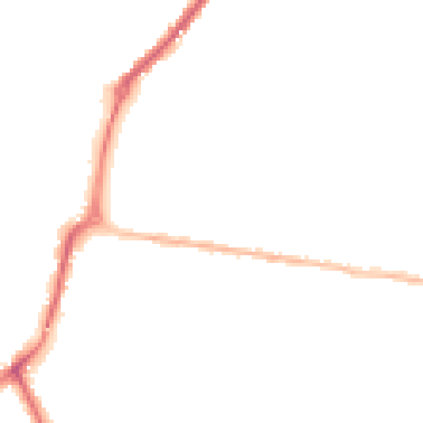 Night-time road noise heatmap for NR33 9NG