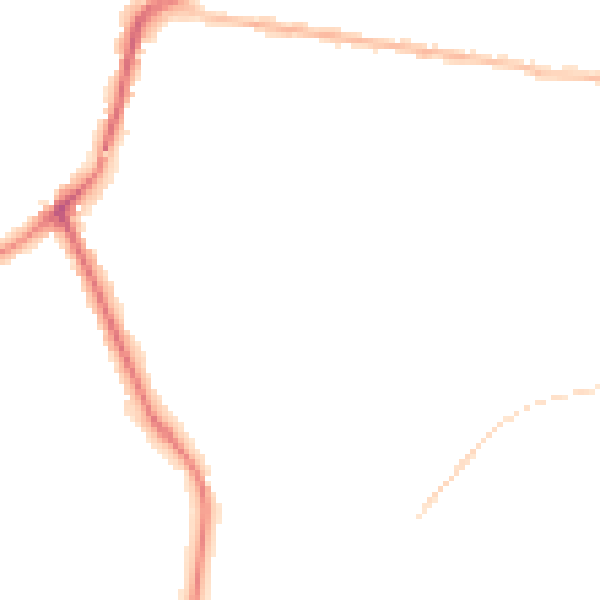 Night-time road noise heatmap for NR33 9RQ