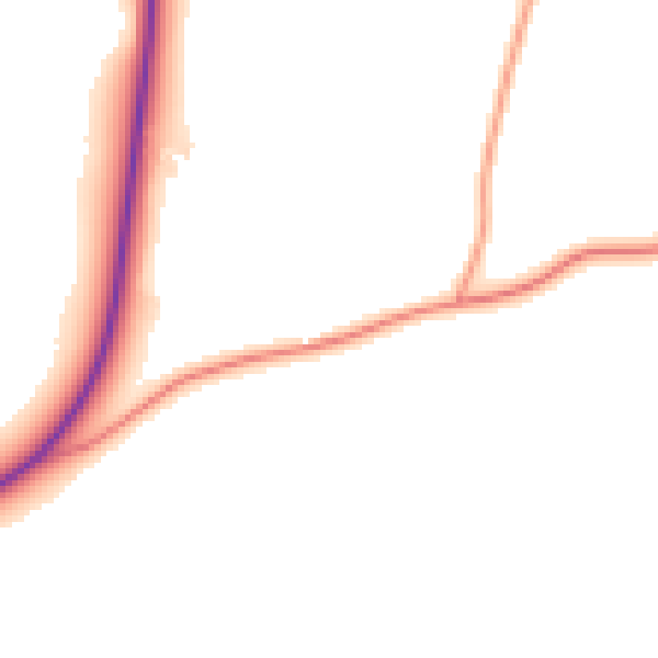 Daytime road noise heatmap for NR34 0AH