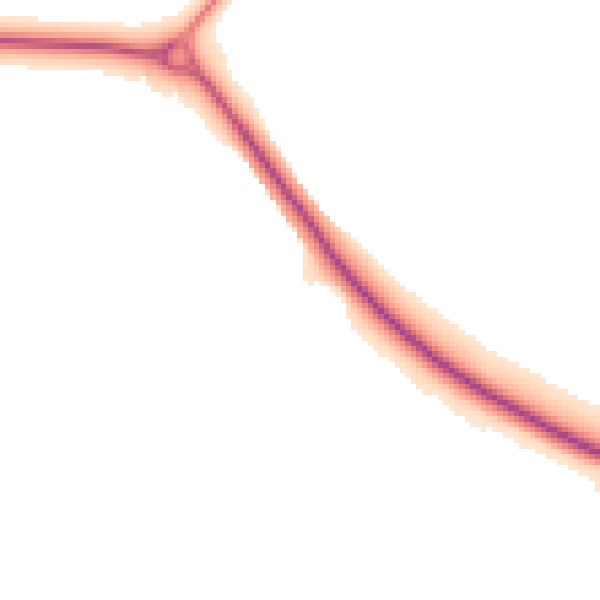 Night-time road noise heatmap for NR34 0AQ