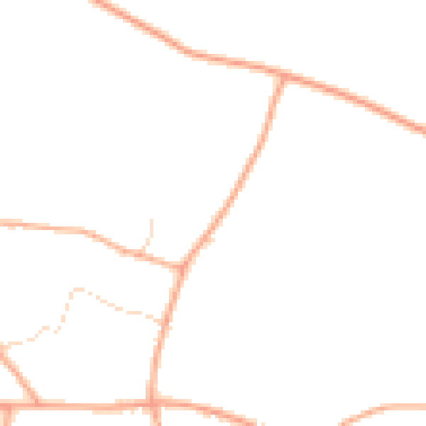 Daytime road noise heatmap for NR34 0AX