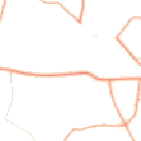 Daytime road noise heatmap for NR34 0BJ