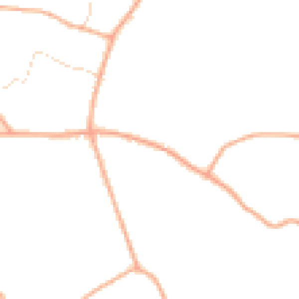 Daytime road noise heatmap for NR34 0BN