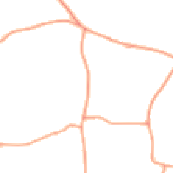 Daytime road noise heatmap for NR34 0DG