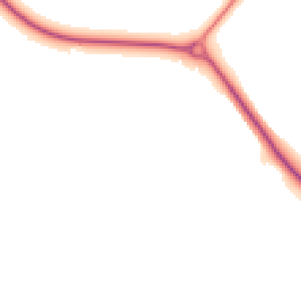 Night-time road noise heatmap for NR34 0HY