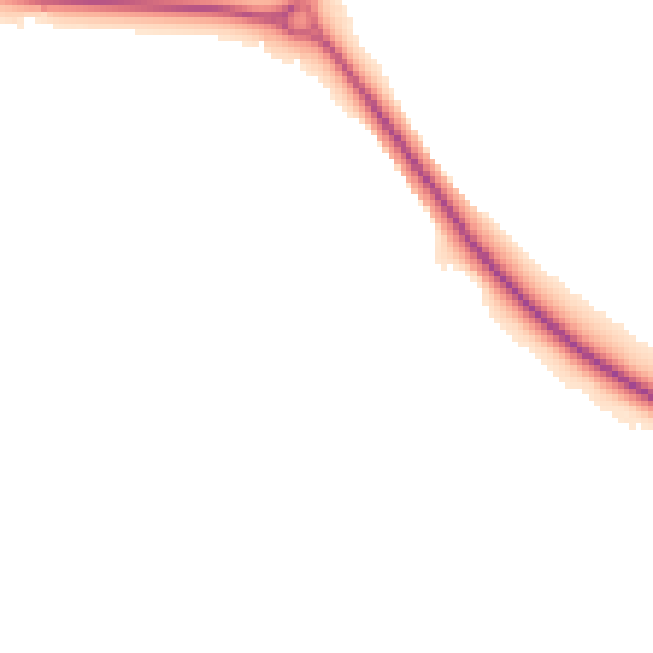 Night-time road noise heatmap for NR34 0LA