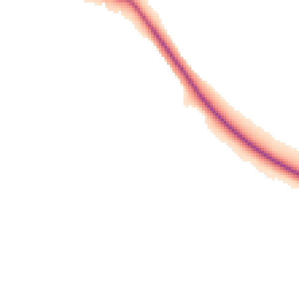 Night-time road noise heatmap for NR34 0LH