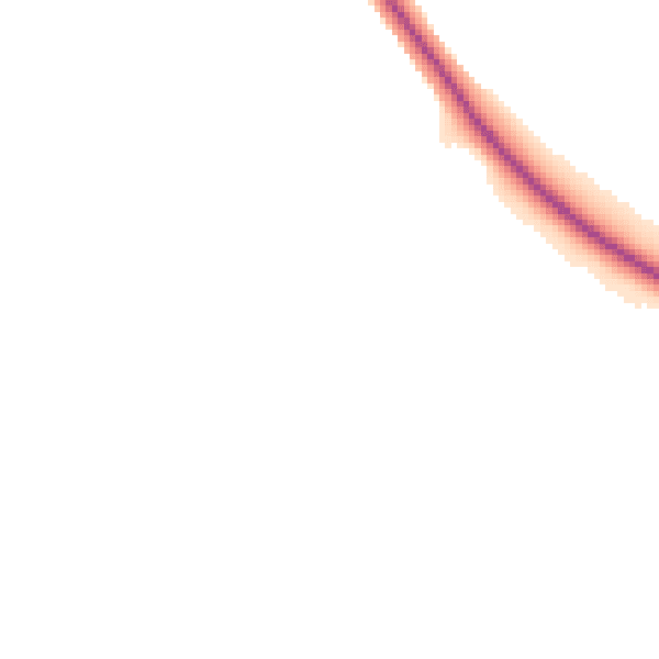 Night-time road noise heatmap for NR34 0LQ