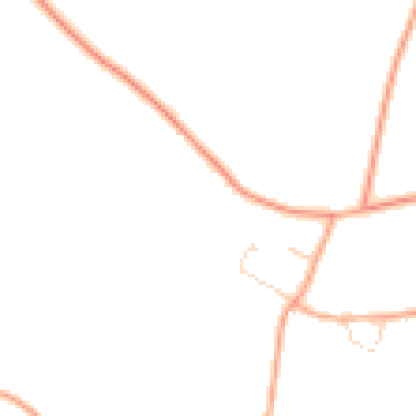 Daytime road noise heatmap for NR34 0LT