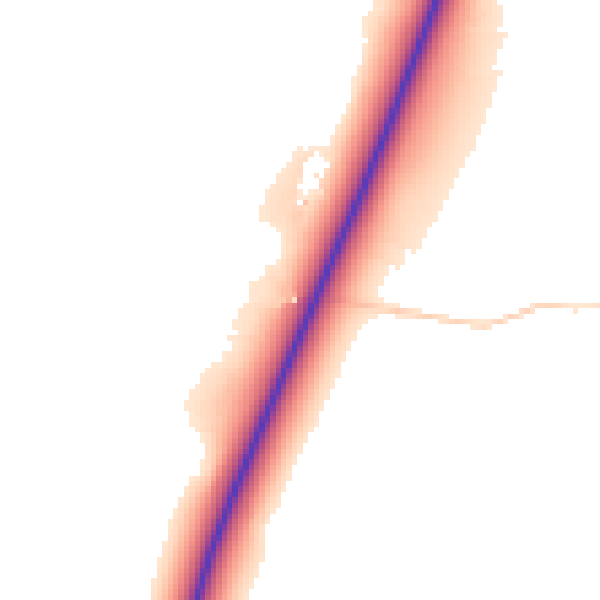 Daytime road noise heatmap for NR34 8AG