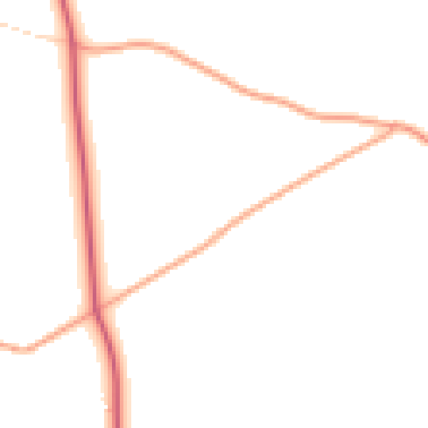 Daytime road noise heatmap for NR34 8AH