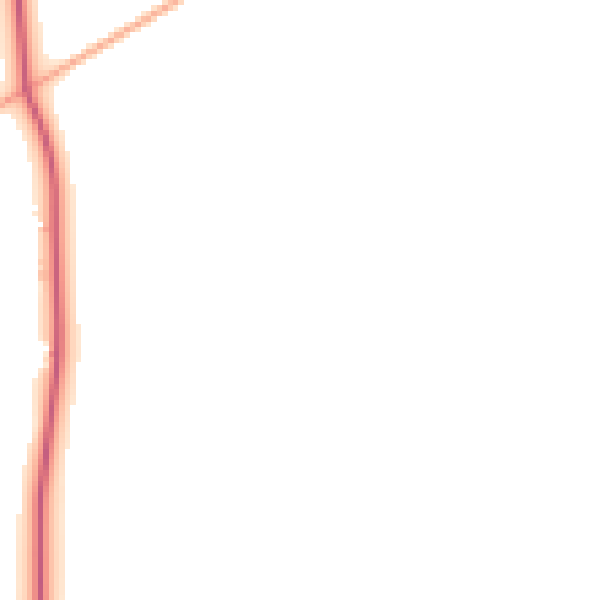 Daytime road noise heatmap for NR34 8AN