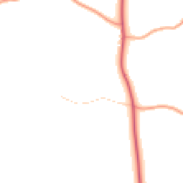 Daytime road noise heatmap for NR34 8ES