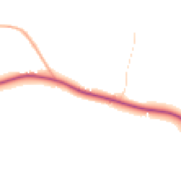 Daytime road noise heatmap for NR34 8HJ