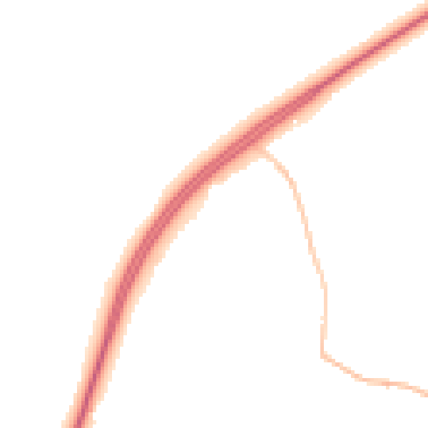 Night-time road noise heatmap for NR34 8RL