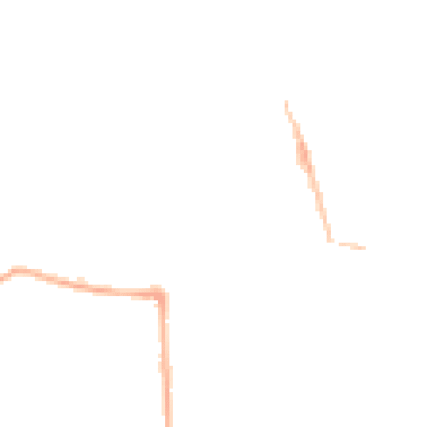 Night-time road noise heatmap for NR34 9TF