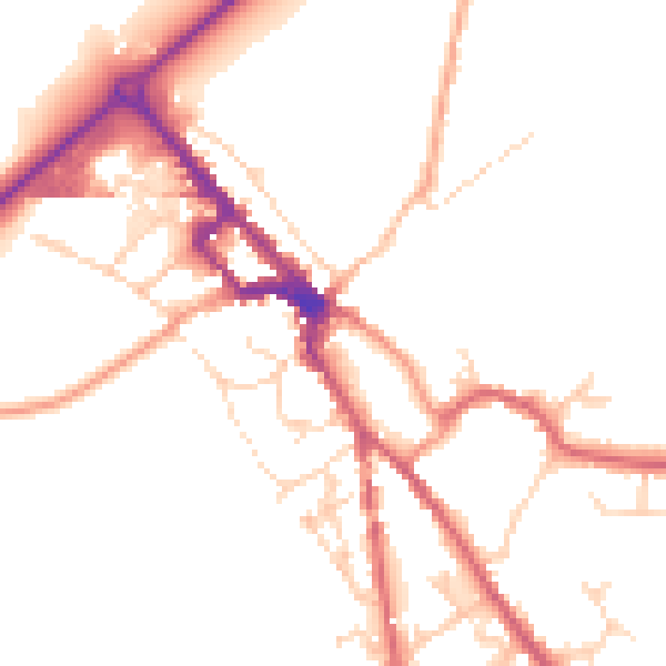 Daytime road noise heatmap for NR35 1AU