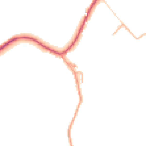 Daytime road noise heatmap for NR35 1NU