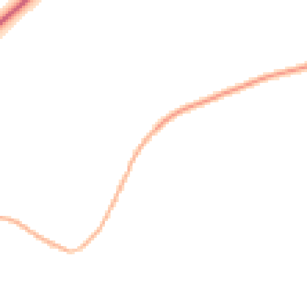 Night-time road noise heatmap for NR35 1NZ
