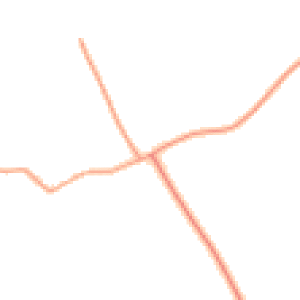Daytime road noise heatmap for NR35 1QU