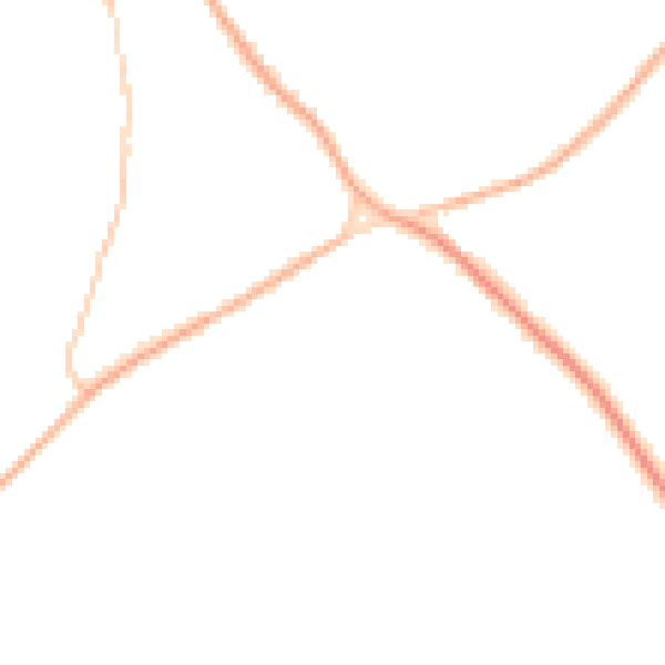 Night-time road noise heatmap for NR35 1RP
