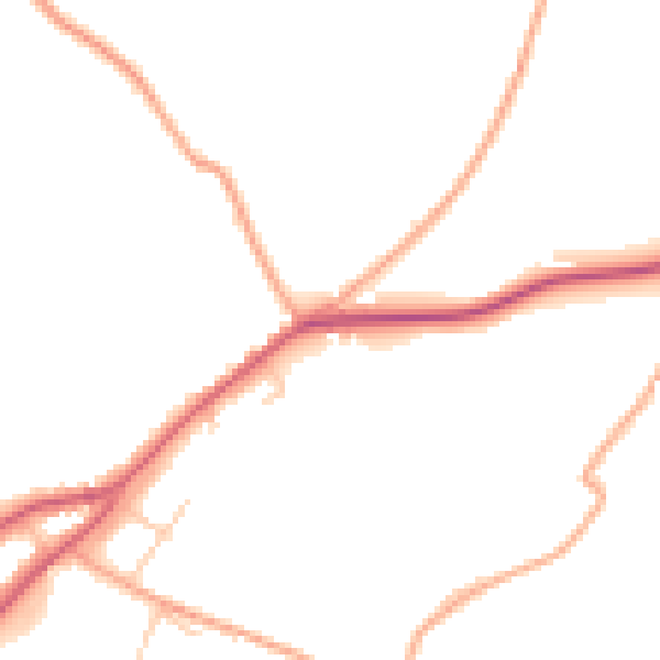 Daytime road noise heatmap for NR35 1TB