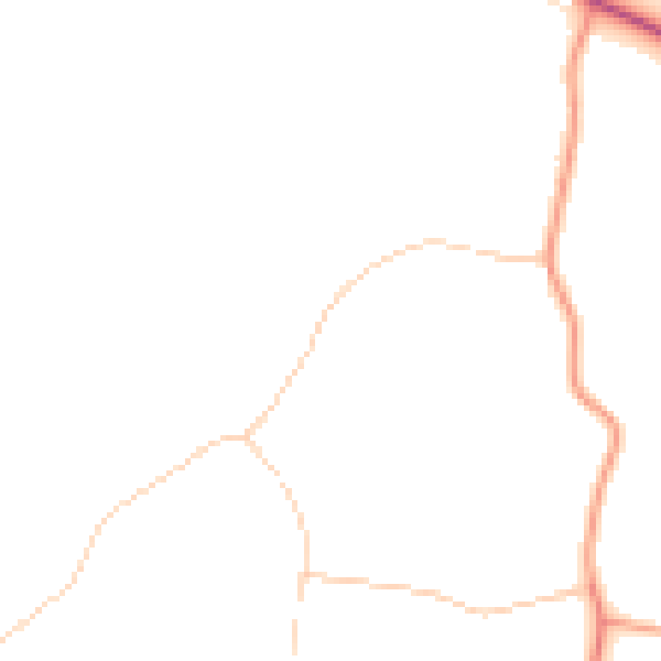 Daytime road noise heatmap for NR35 2DG