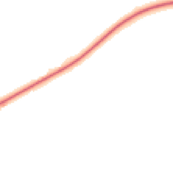 Night-time road noise heatmap for NR35 2HD