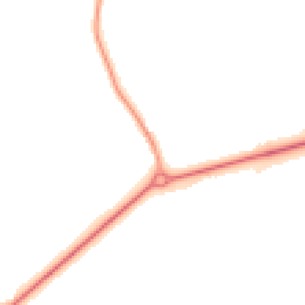 Night-time road noise heatmap for NR35 2JJ