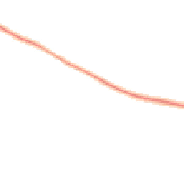 Night-time road noise heatmap for NR35 2JZ